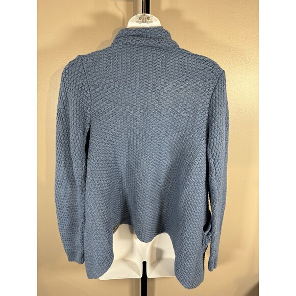 Matilda Jane Envision This Wrap sweater sz Large S Top Blue Chunky knit Cardigan - Picture 4 of 7